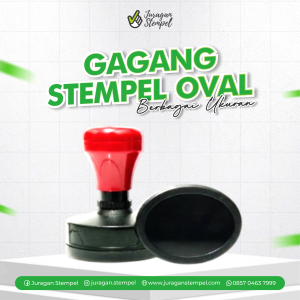 Gagang Stempel Oval