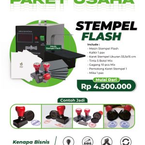 Paket Usaha Stempel Flash