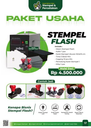 Paket Usaha Stempel Flash