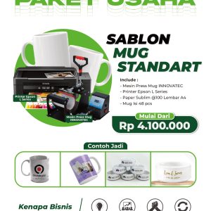 Paket Usaha Sablon Mug Standart