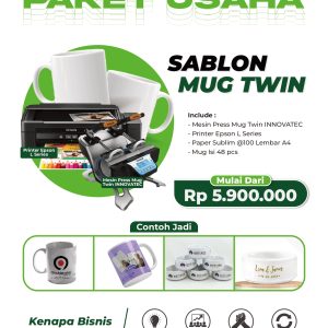 Paket Usaha Sablon Mug Twin