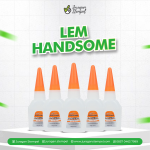 Lem Banner Merk Handsome